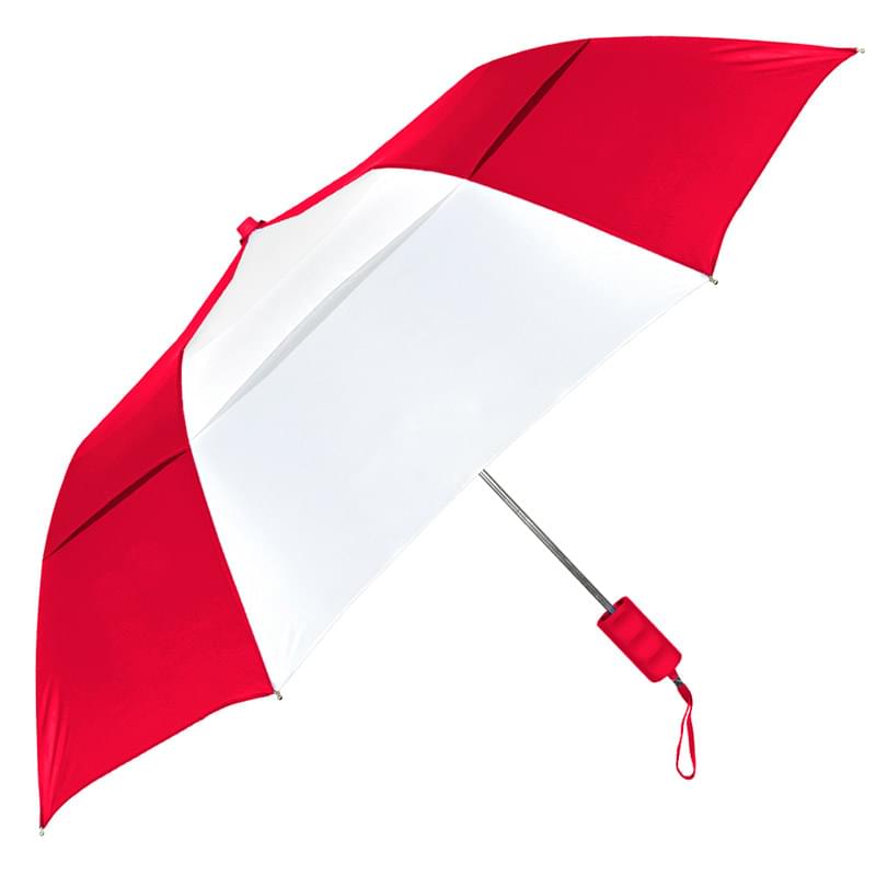 Windproof Vented Auto-Open Folding Umbrella