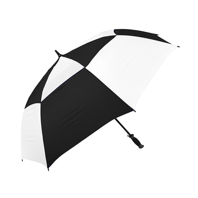 The Vented Checkerboard Golf Umbrella
