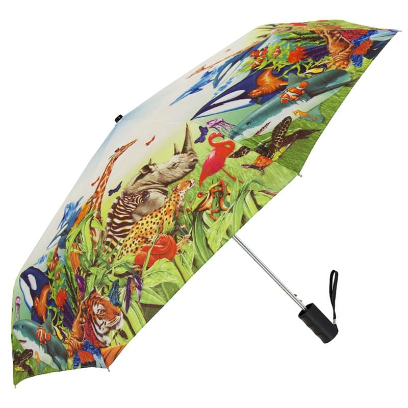Single Canopy Std Digitally Printed Windproof Umbrella (single canopy, single print)
